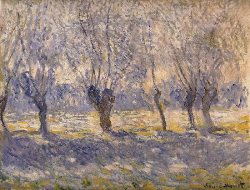 Claude Monet Willows in Haze,Giverny Spain oil painting art